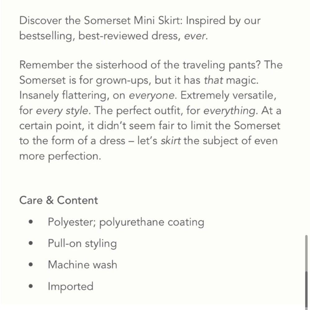NWT Anthropologie The Somerset Mini Skirt;
Faux Leather Edition in Black - Picture 12 of 12